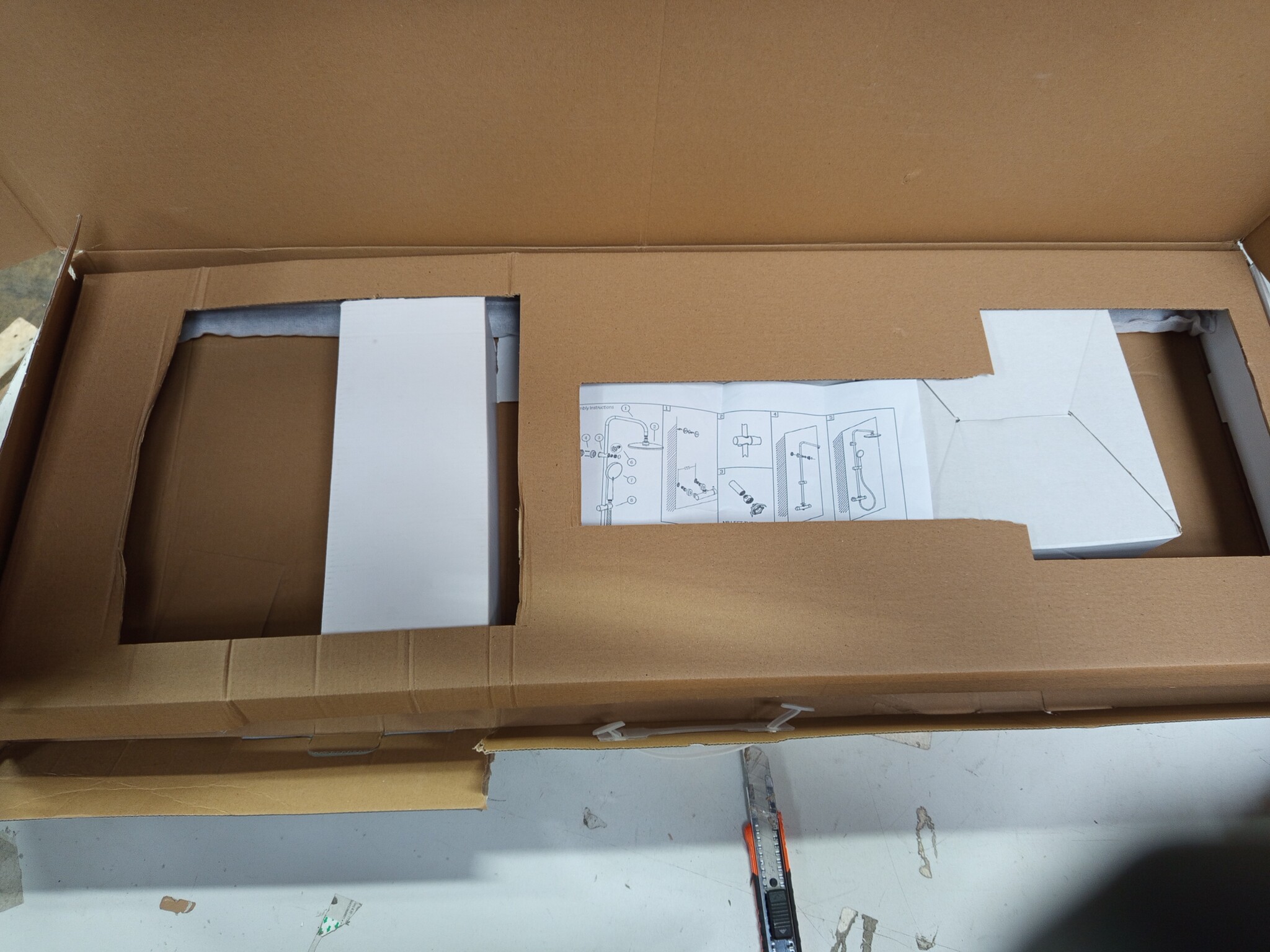 Zwarte Doucheset met Regendouche - 35% Korting