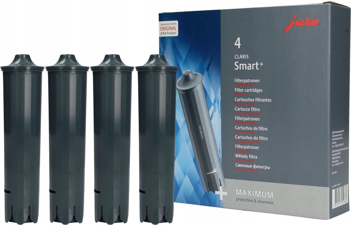 Jura Claris Smart+ Waterfilter - 4 Stuks | 35% Korting!