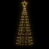 vidaXL LED-kerstboom 180cm - 220 Warm Wit LED's (47% Korting)