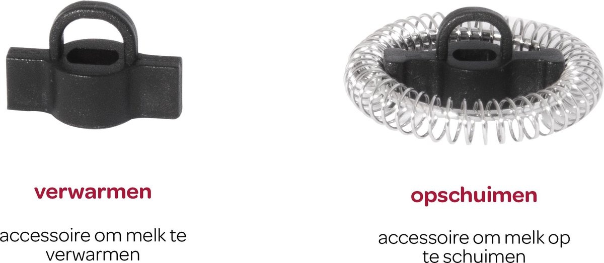 Inventum MK350 Melkopschuimer - 28% Korting - Zwart/RVS