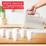 Tefal Thermo Protect KO140B Waterkoker 1.5L - 2200W - Wit (35% Korting)
