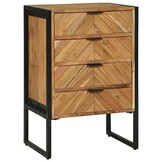 vidaXL Dressoir Massief Acaciahout Bruin - 60% Korting