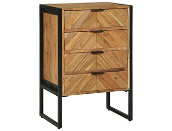 vidaXL Dressoir Massief Acaciahout Bruin - 60% Korting