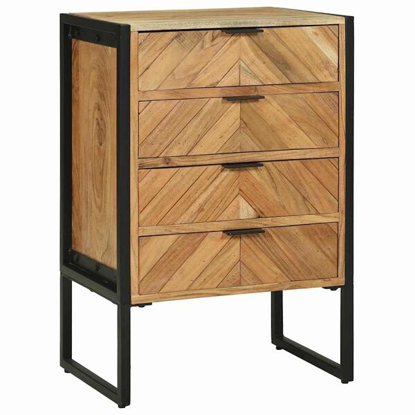 vidaXL Dressoir Massief Acaciahout Bruin - 60% Korting