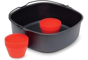 Philips Airfryer Bakaccessoire XL (35% Korting) - Compleet met 9 Muffinvormen