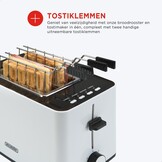 Bourgini Tosti Toaster Wit - 22% Korting - Tosti's & Brood Rooster