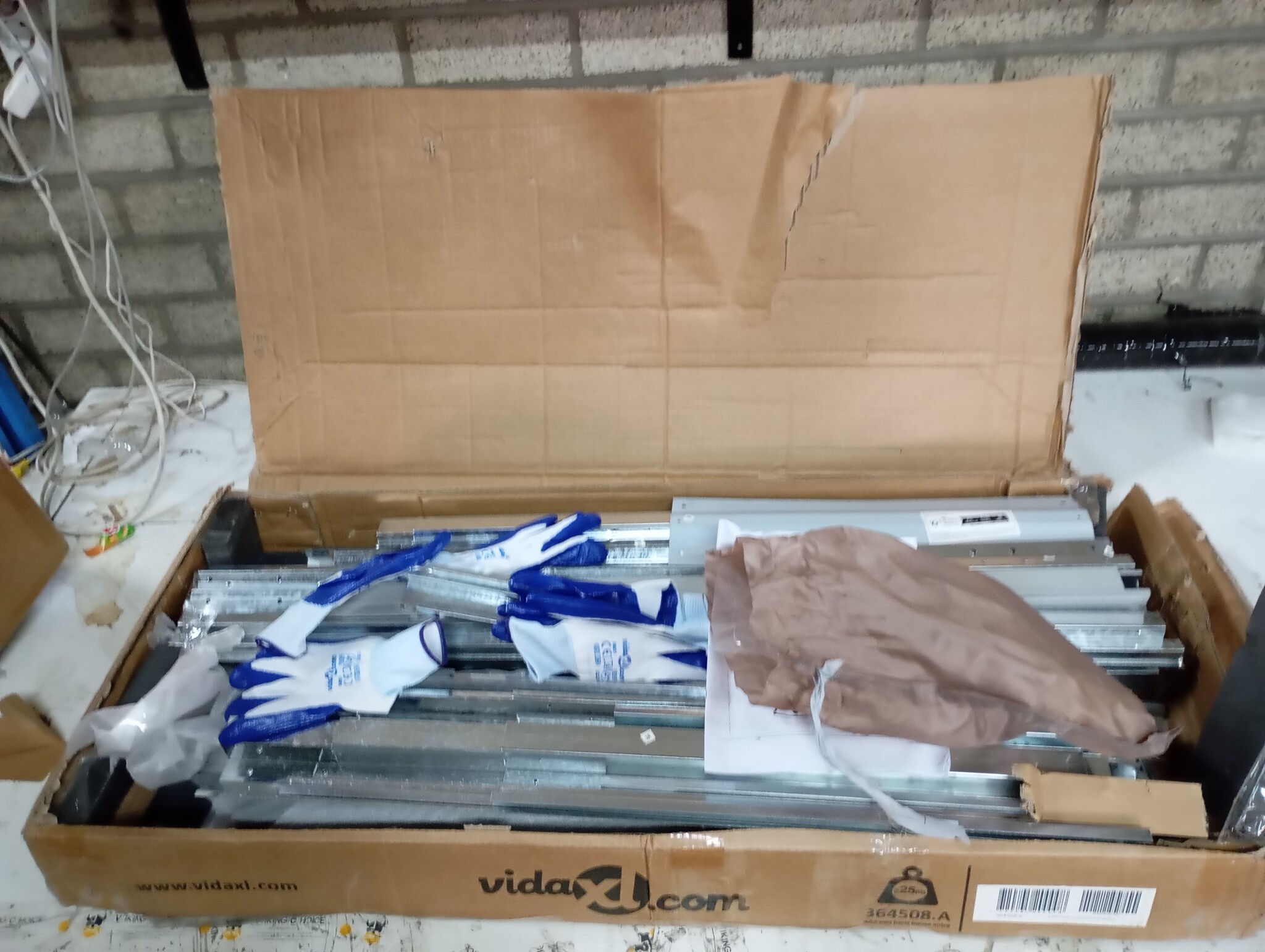 vidaXL Tuinschuur Antraciet 191x130x198 cm - 60% Korting!