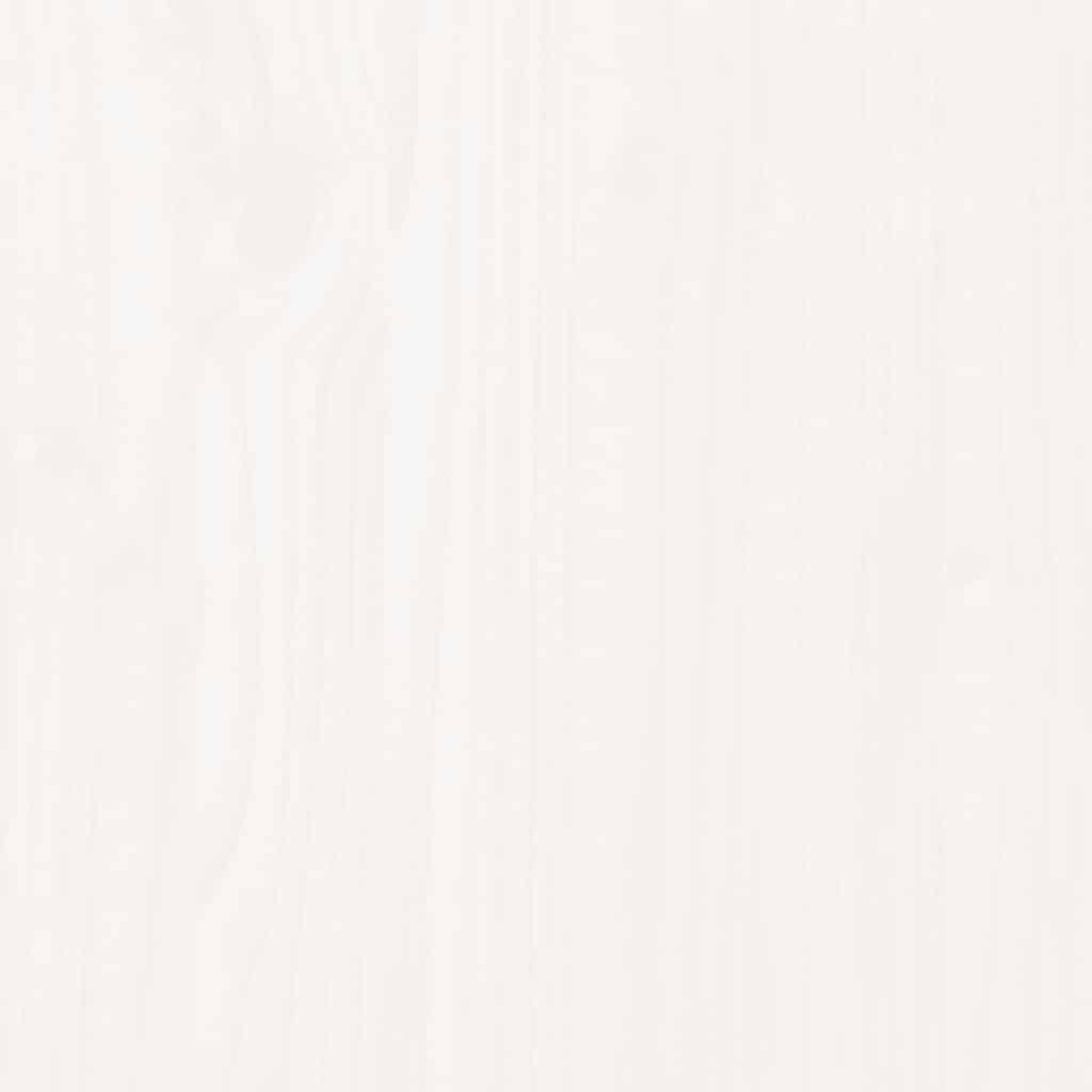 Fotel ogrodowy biały sosnowy z poduszkami 2 szt