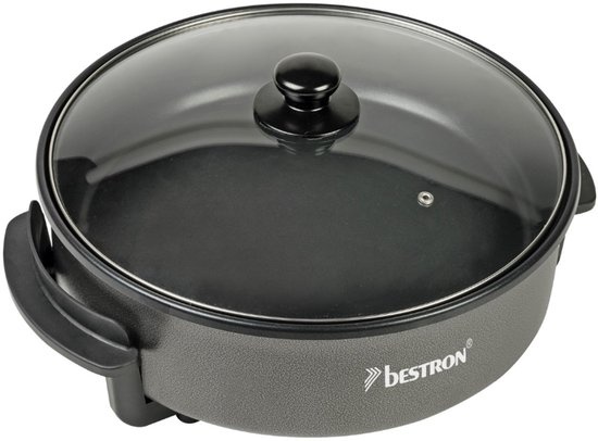 Bestron Elektrische Hapjespan AHP1500Z - 32cm - 1500W - 35% Korting!