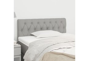 vidaXL Hoofdbord Lichtgrijs 90x7x78/88 cm - 42% Korting!