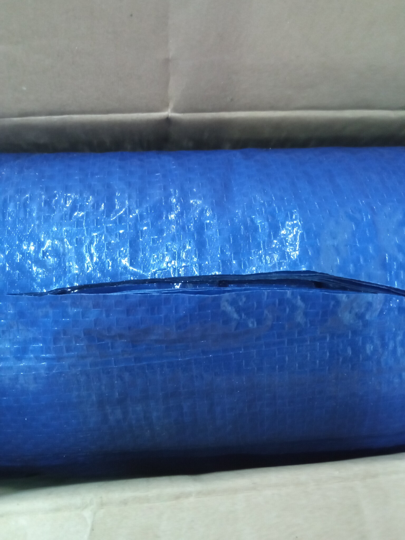 Plenta na basen 540x270 cm niebieska PE 90 g/m²