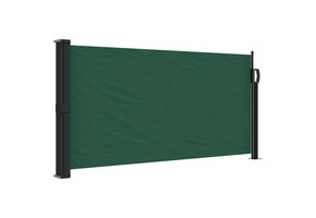 vidaXL Windscherm Uittrekbaar 100x300 cm Donkergroen - 35% Korting!