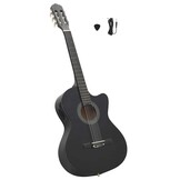 VidaXL Gitaar met EQ - Zwart - 64% Korting!