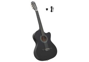 VidaXL Gitaar met EQ - Zwart - 64% Korting!