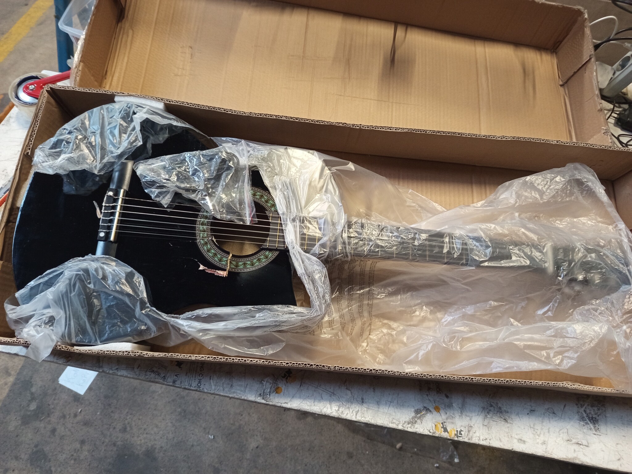 VidaXL Gitaar met EQ - Zwart - 64% Korting!