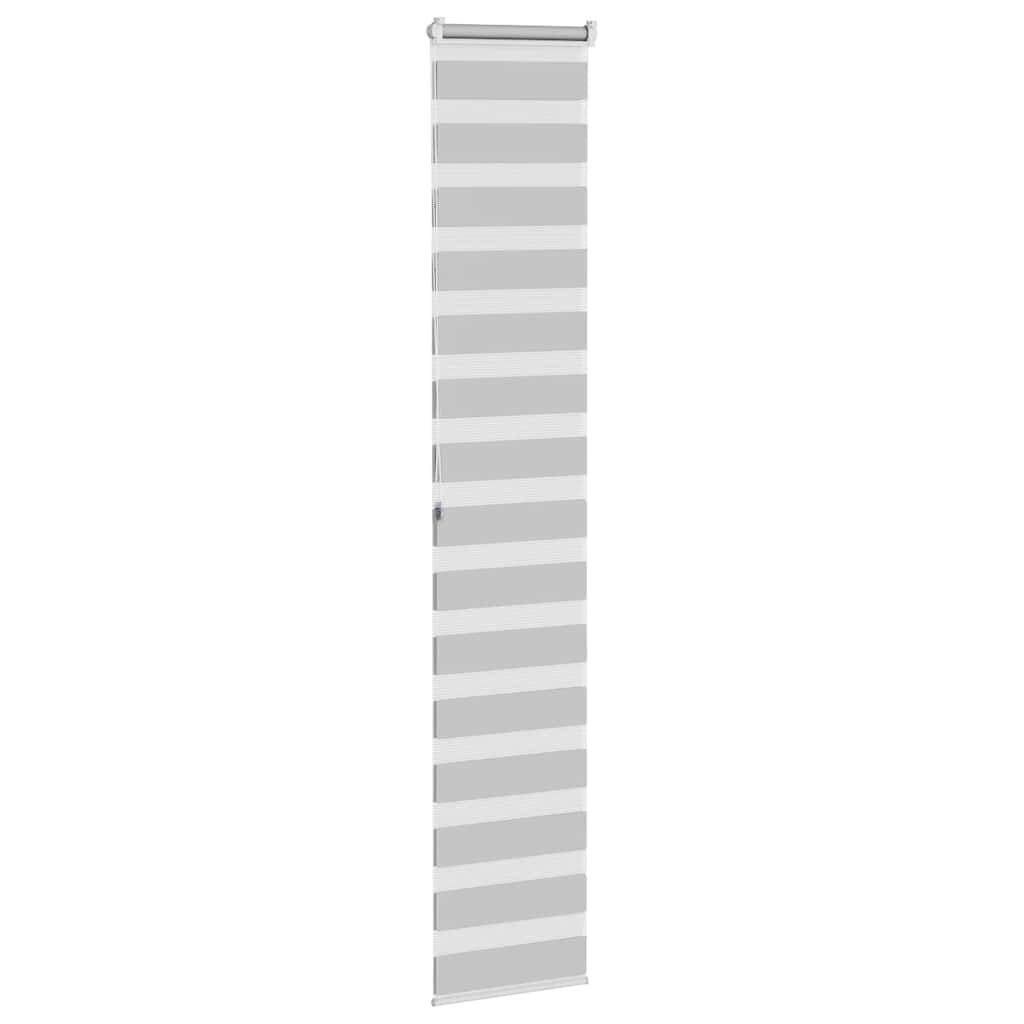 vidaXL Zebra rolgordijn Lichtgrijs - 42% Korting!