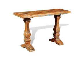 vidaXL Wandtafel Massief Gerecycled Hout - 42% Korting!