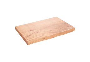 vidaXL Wastafelblad Massief Hout 60x40cm - 64% Korting!