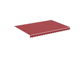 vidaXL Luifel Vervangingsdoek 3,5x2,5m Bordeauxrood - 62% Korting!