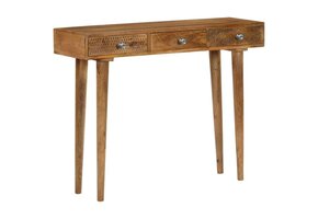 VidaXL Wandtafel Mangohout | 41% Korting | Uniek Handgesneden