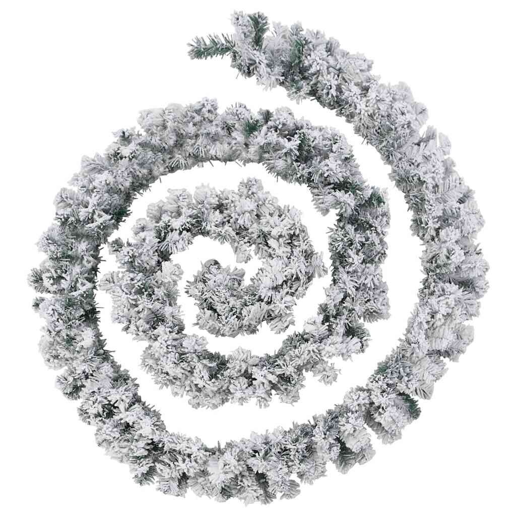 vidaXL Kerstslinger met LED 10m PVC Groen - 47% Korting