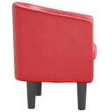 vidaXL Kuipstoel Kunstleer Rood | 41% Korting | Retourproduct