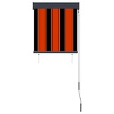 vidaXL Rolgordijn Buiten 60x250 cm - Oranje/Bruin - 49% Korting!