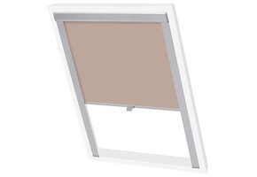 VidaXL Rolgordijn Verduisterend Beige (Velux 104) - 57% Korting