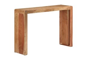 vidaXL Wandtafel 110x30x76 cm Massief Acaciahout - 41% Korting!