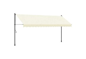 vidaXL Luifel Uittrekbaar Crème 400x150cm - 57% Korting!