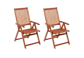 vidaXL Tuinstoelen (2 stuks) - Massief Acaciahout - 64% Korting