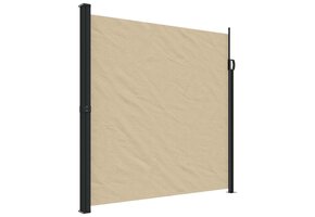 vidaXL Uittrekbaar Windscherm 200x600 cm Beige | 64% Korting