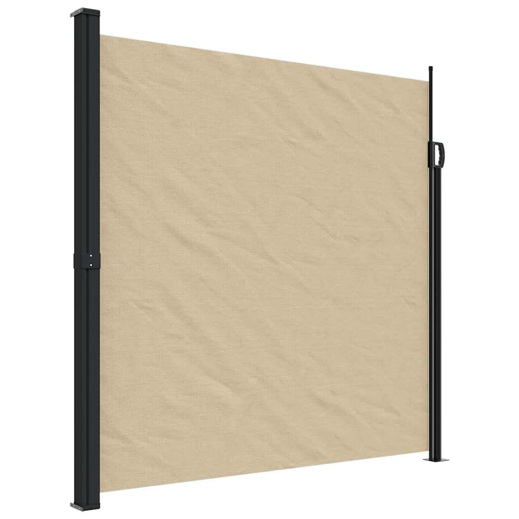vidaXL Uittrekbaar Windscherm 200x600 cm Beige | 64% Korting