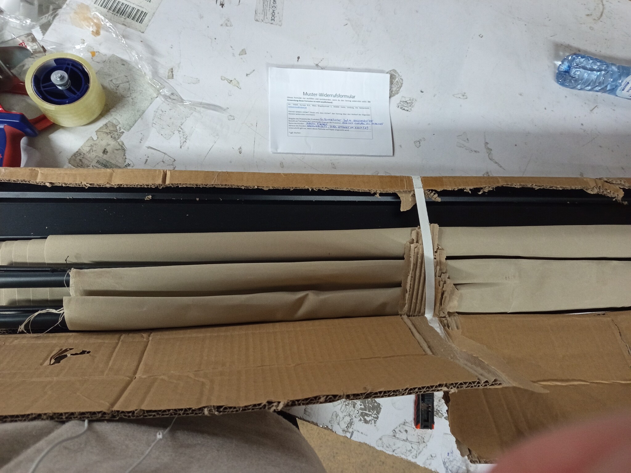 vidaXL Uittrekbaar Windscherm 200x600 cm Beige | 64% Korting