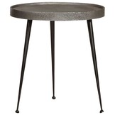 VidaXL Salontafel Set (2 stuks) zilverkleurig bewerkt hout | 77% Korting