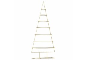 vidaXL Metalen Kerstboom Goud 210cm - 47% Korting!