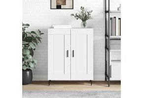 vidaXL Dressoir Wit: 69,5x34x90 cm - 64% Korting!