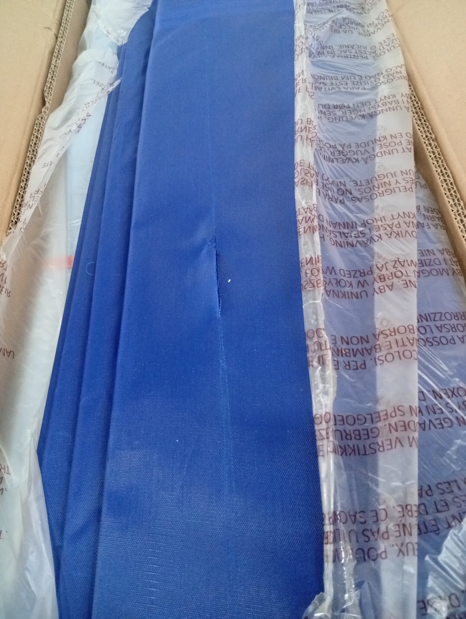 Namiot ekspresowy niebieski 3x4 m stalowy 4 ścianki