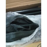 Parawan Pokojowy 4-Panelowy 200x220 cm Czarny Tkanina