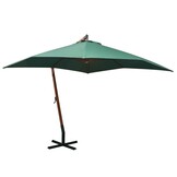 vidaXL Zweefparasol 300x300cm Groen - 60% Korting!