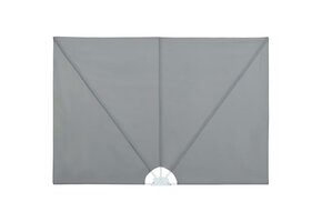 vidaXL Terrasscherm Inklapbaar 400x200cm Grijs - Nu 65% Korting!