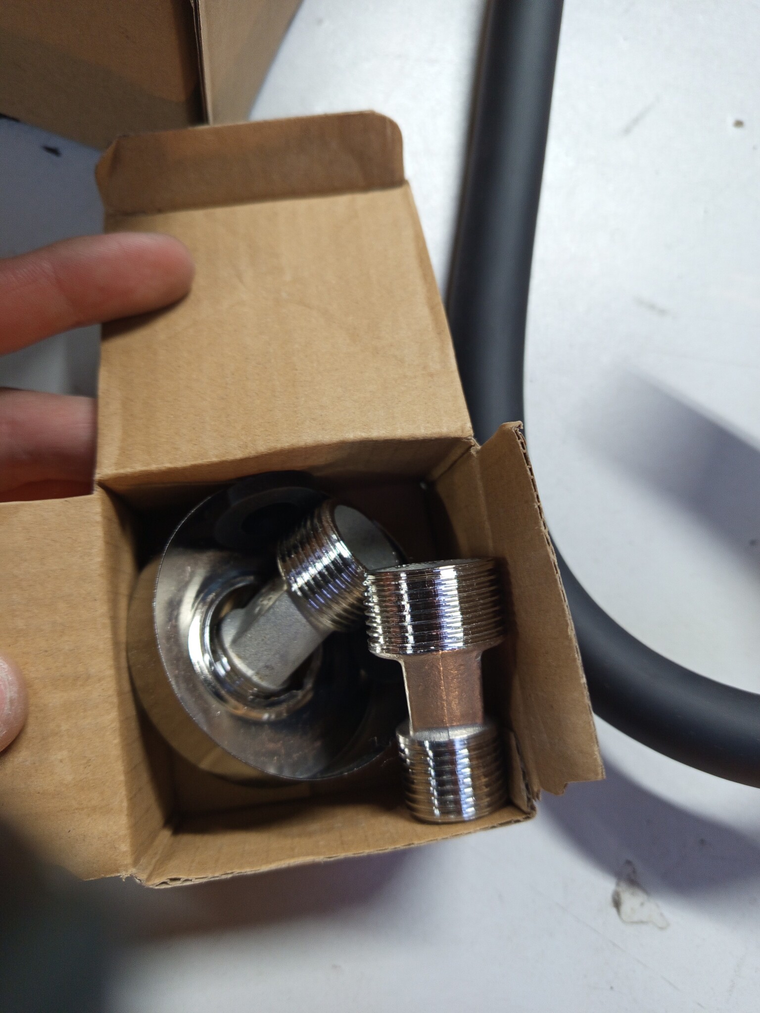 Wand Keukenkraan Flexibel - Zwart - Inclusief Montage Set