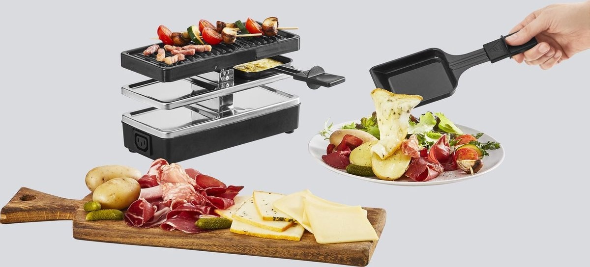 Tefal Plug & Share RE2308 Gourmetstel Zwart - 44% Korting