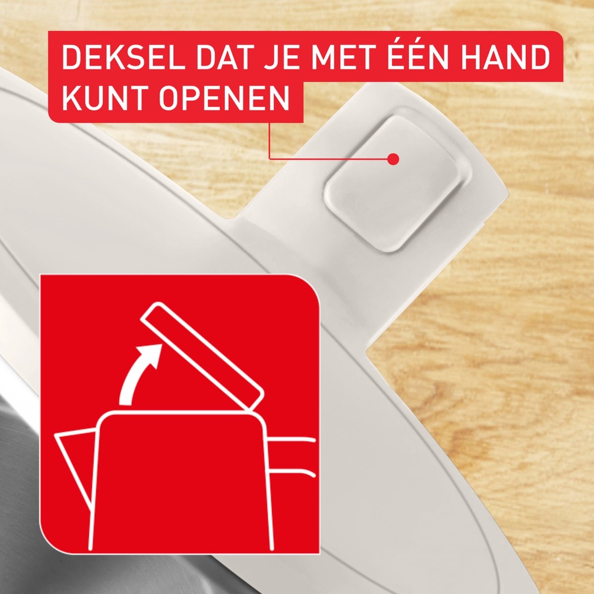 Tefal Waterkoker KO140B - 1.5L - 2200W - Wit | 27% Korting