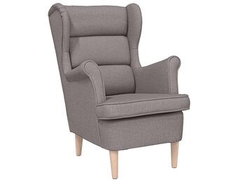 vidaXL Fauteuil Taupe Stof - 68% Korting!
