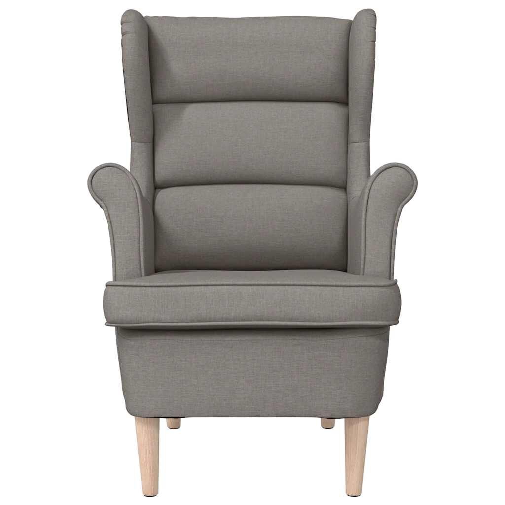 vidaXL Fauteuil Taupe Stof - 68% Korting!