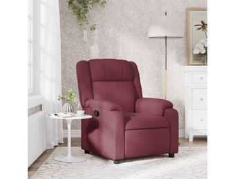 vidaXL Fauteuil stof wijnrood, 42% korting - Comfortabel & Verstelbaar