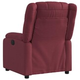 vidaXL Fauteuil stof wijnrood, 42% korting - Comfortabel & Verstelbaar