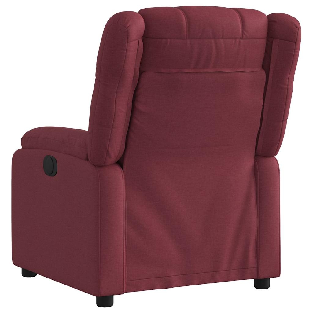 vidaXL Fauteuil stof wijnrood, 42% korting - Comfortabel & Verstelbaar