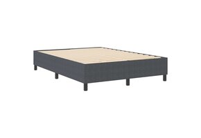 vidaXL Boxspring bed Donkergrijs 160x200 cm - 42% Korting!